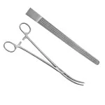 Kieback Hysterectomy Forceps Longitudinal Serratd 23.4cm General Surgery Instruments