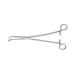 Reinhoff Swan Neck Clamp Serrated Curved 26.0cm General Surgery Instruments