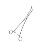 Reinhoff Swan Neck Clamp Serrated Curved 26.0cm General Surgery Instruments