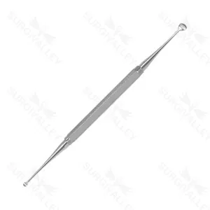 Surgical Curette Spoon Shape cm 2/4 Molt Handle # 3 Implant Instruments