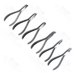 12 Pieces Dental De Bond Band Set & Placement Hard Wire Pin Ligature Cutting Pliers Orthodontics Instruments