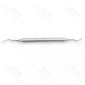 2R/2L Columbia Curette Wide Handle Italian Stainless Steel 10mm Hollow Handle