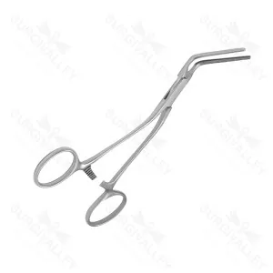 Cooley Neonatal Vascular Angled Clamp Cooley 2 X 2 Teeth