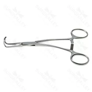 Cooley Paediatric Occlusion Clamp Double Angle 140mm 2 X 2 Teeth Thoracic Clamp