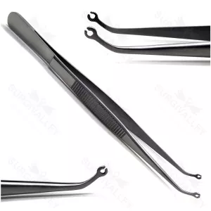 Dental Corn Suture Pliers 6" Angled Surgical Medical Stainless Steel