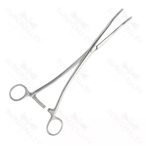 Crafoord Dissecting Clamp Full Curve 260mm Full Lateral Serrations Surgical Clamp