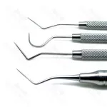 4 Pieces Explorer 23, 9, 23/17A, Dg16 Dental Diagnostic Stainless Steel Instruments