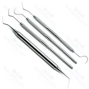 4 Pieces Explorer 23, 9, 23/17A, Dg16 Dental Diagnostic Stainless Steel Instruments