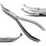 Dental How Curved Crown Pliers Orthodontic Wire Bending Stainless Steel Instruments