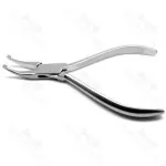 Dental How Curved Crown Pliers Orthodontic Wire Bending Stainless Steel Instruments