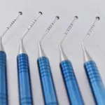 5 Pcs Depth Probe Measuring With Aluminum Handle, Dental Implant Surgical Tool