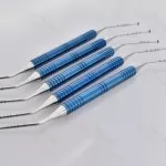 5 Pcs Depth Probe Measuring With Aluminum Handle, Dental Implant Surgical Tool