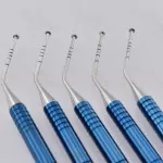 5 Pcs Depth Probe Measuring With Aluminum Handle, Dental Implant Surgical Tool