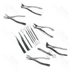 Dental Extraction Tray Setup Stainless Steel Premium Instruments Set Of 13