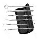 Dental Tools Stainless Steel Dental Pick Dental Floss Dental Hygiene Tool Set Tooth Scraper Plaque Tartar Remover