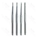 Ridge Straight Chisels Dental Bone Splitting Surgical Extraction Set Of 4 Tools