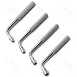 7 Pieces Set Of Dental Surgical Tissue Punch Straight & Curved Implant Stainless Steel Instruments