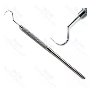 Explorer 23 Shepherds Hook Probe Dental Diagnostic Pro Steel Instrument