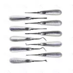 10 Pcs Dental Extraction Root Minimally Invasive Tooth Extracting Elevators