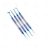 4 X Dental Composite Filling Instrument Set Titanium Coated Restorative Kit CE