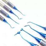 4 X Dental Composite Filling Instrument Set Titanium Coated Restorative Kit CE