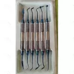 6 X Dental Composite Filling Instrument Set Titanium Coated Restorative Kit CE