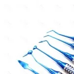 6 X Dental Composite Filling Instrument Set Titanium Coated Restorative Kit CE