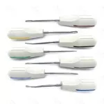 7pcs Dental Luxation Instruments Root Luxating Elevators Peiotomes Dental Care