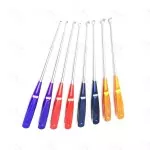 American Rainbow Cervical Curettes Orthopedic Spine Instruments 8 Pcs With Box