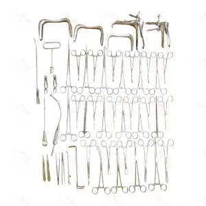 Basic OB/Gynecology Instruments Set of 50 Pcs Instruments Good Quality