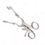 Beckman Weitlaner Laminectomy Retractor 31cm 4X3 Prong Sharp Hinged Blade