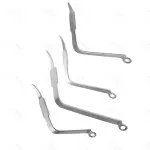 Bent Hohmann Retractor Orthopedic Surgical Instrument Set 4pcs