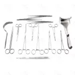 C-Section Cesarean Section Gynecology Instruments 25Pcs Set With Box German CE