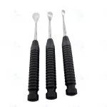 Cobb Spinal Elevator With Fiber Handle Orthopedic Instruments Set of 3 Pieces