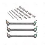 Drill Bits Neutral and Load Drill Guide Set of 9 Pieces Orthopedic Instruments