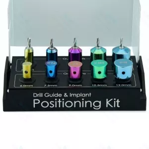 New Dental Drill Guide and Implant Positioning Kit Titanium Guided Surgery Pins