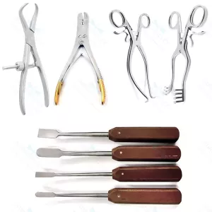 Posterior elevator Pin Wire Cutter & Retractors Orthopedic Instruments Set of 8