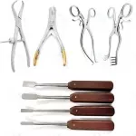 Posterior elevator Pin Wire Cutter & Retractors Orthopedic Instruments Set of 8