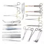 Endoscopic Forehead Lift Dissectors 19 Pcs Set Facial Plastic Surgery