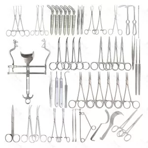 Basic Laparotomy Set with Sterilization Box Premium Quality Surgical Instrument