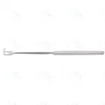 Mcindoe Skin Hook Double Prong Flat Metal Handle 9mm Wide 150mm General Surgery Instruments