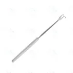 Mcindoe Skin Hook Double Prong Flat Metal Handle 9mm Wide 150mm General Surgery Instruments