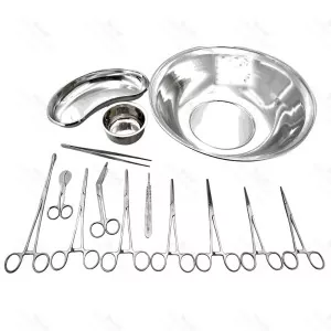 Delivery Set 16 Pcs GYN Surgical Instruments Best Quality