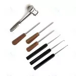 Orthopedic Bone Curette & Screws Drivers And Bone Mallet set of 9 Pieces