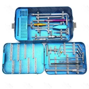 DHS/DCS Instrument Set with Short Barrel Aluminium Prime Graphic Box Orthopedic