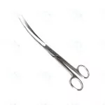 Scissors Teat Curved 17cm Made Stainless Steel Instruments