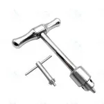 Orthopedic Cannulated T-Handle Jacobs Chuck With Key SS