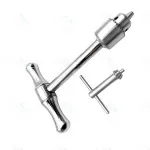 Orthopedic Cannulated T-Handle Jacobs Chuck With Key SS