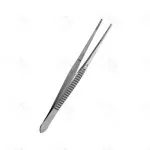 Waugh Tissue Forceps 1X2 Teeth Serrated 18.0 cm General Surgery Instruments