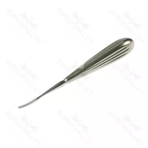 Cawthorne Rugine Narrow Curved Tip 6mm Overall Length 178mm